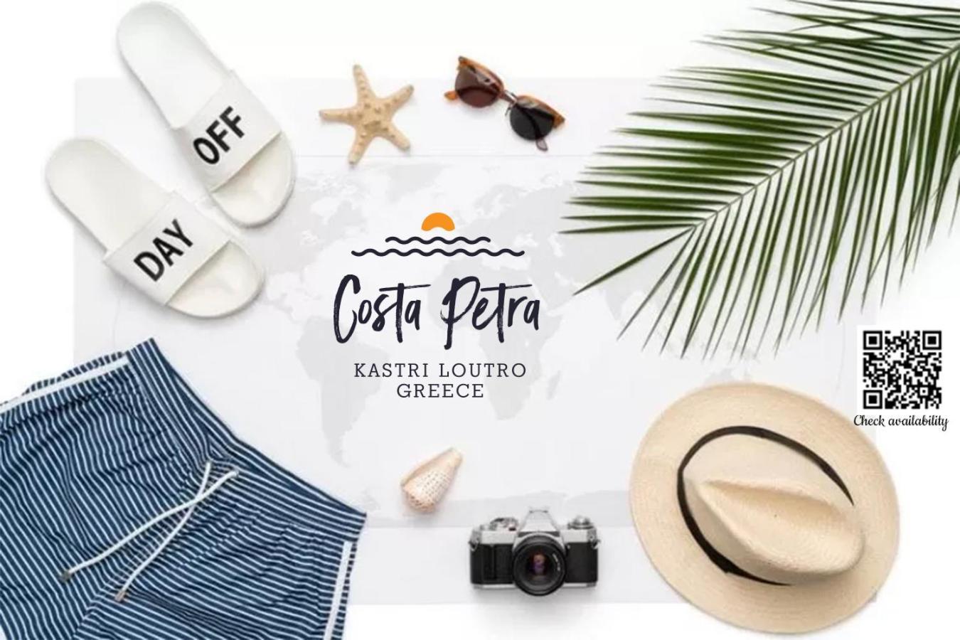 Costa Petra - Luxury Seaside Cottage With Garden - Vacation House For Families In Greece Néa Meságkala Buitenkant foto